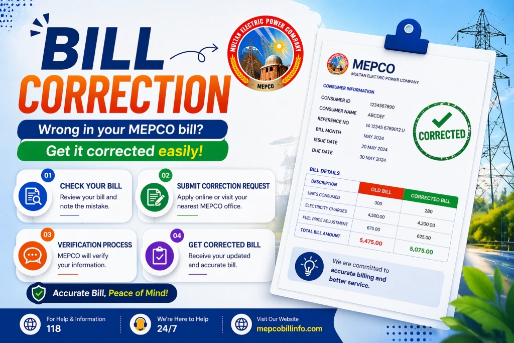Bill Correction Guide