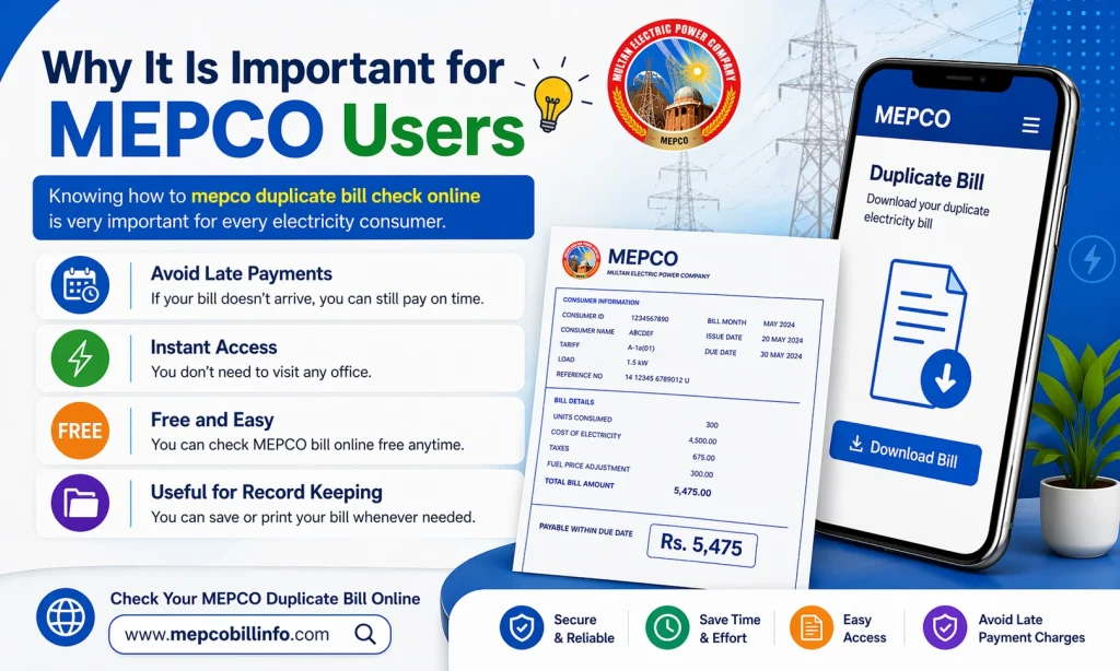 why it is important for MEPCO users
