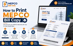 How to print MEPCO bill copy