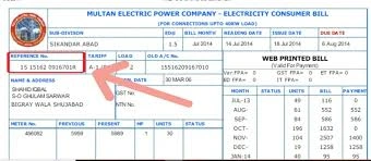 Reference number