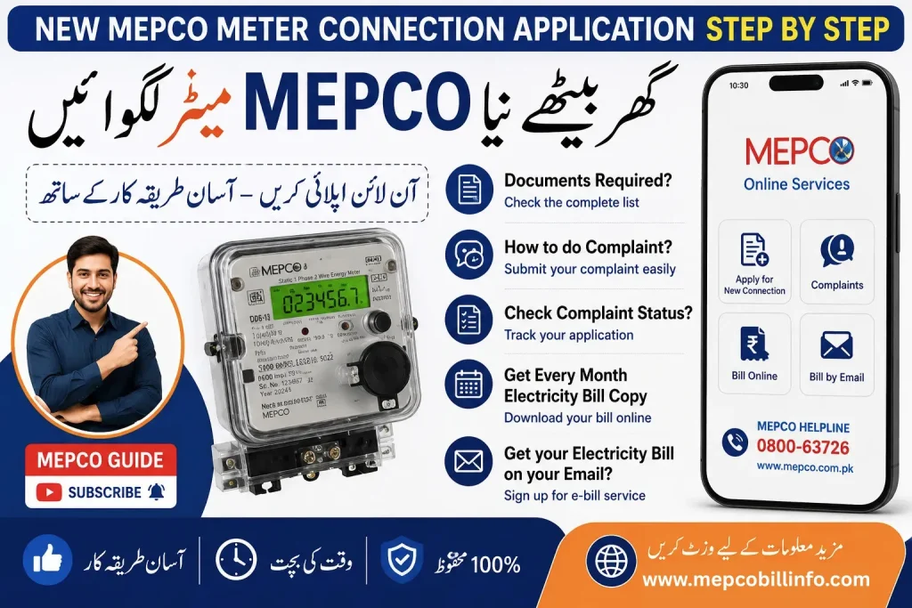 Apply for MEPCO New Meter